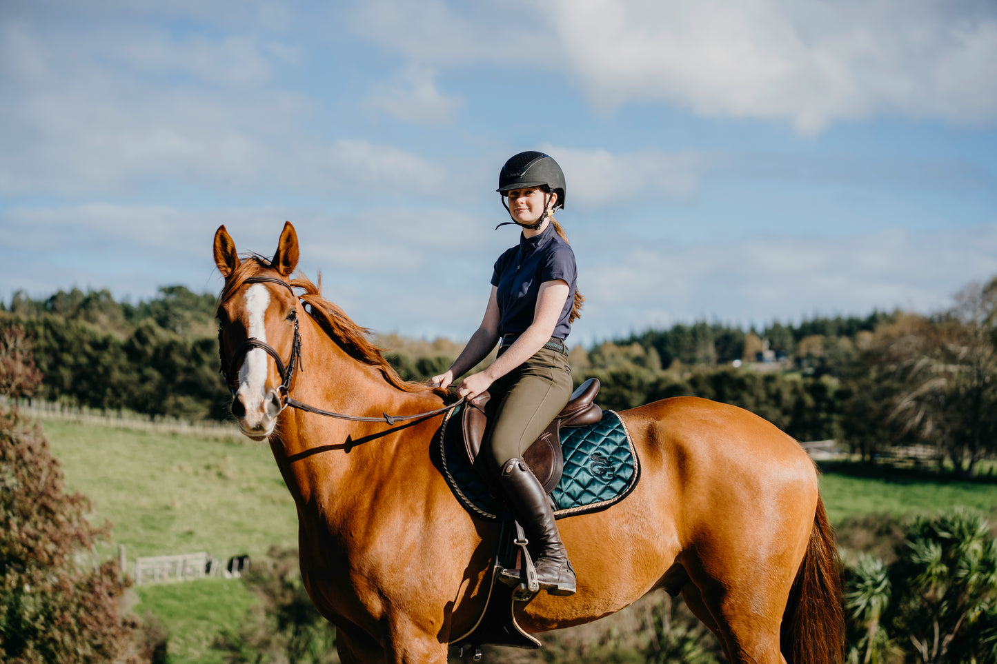 Saddle Pads - Hunter Green