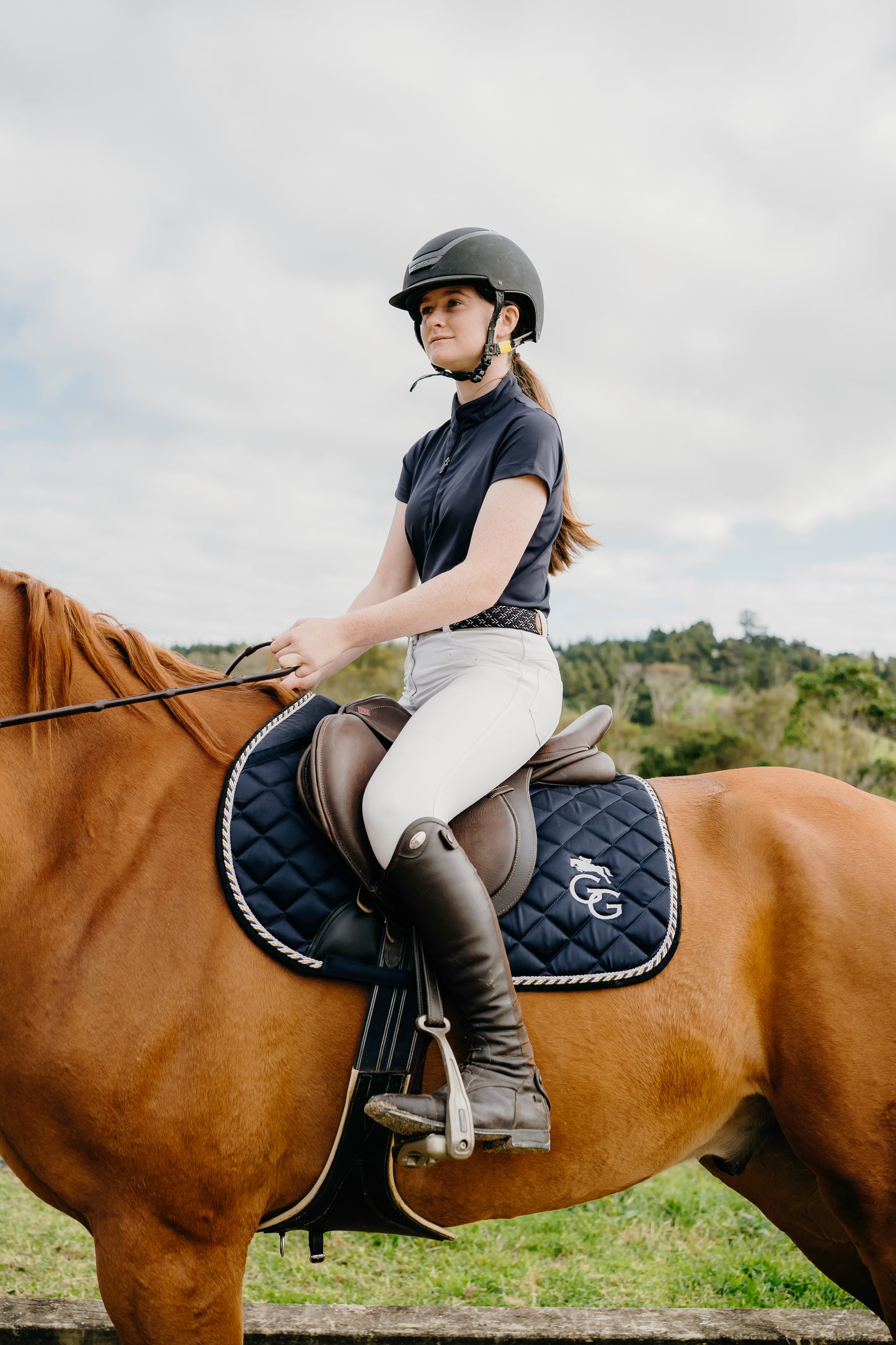 Saddle Pads - Navy Blue