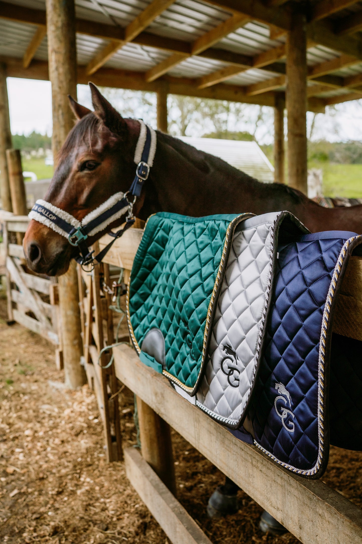 Saddle Pads - Grey