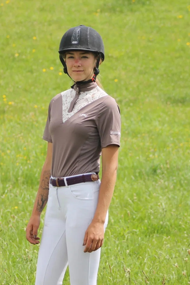 Rosey Brown Lace Shirt