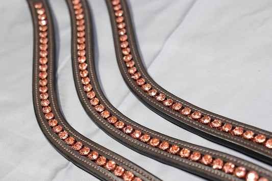 Rose Gold Diamonte Browband