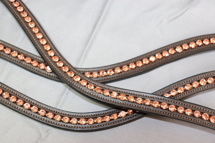 Rose Gold Diamonte Browband