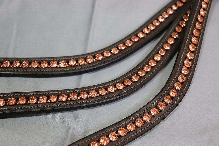 Rose Gold Diamonte Browband