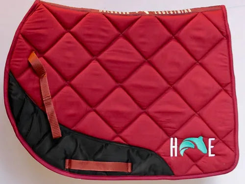 Burgundy Saddle Pad