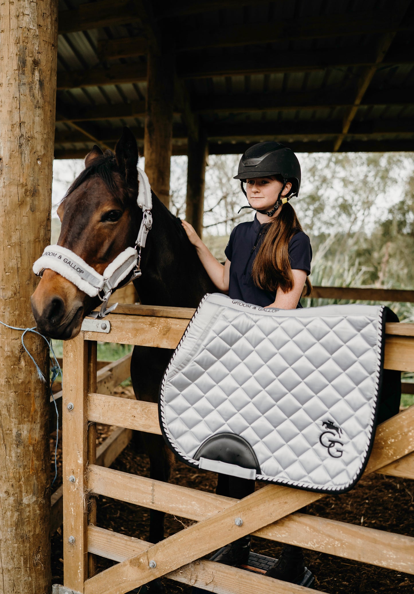Saddle Pads - Grey