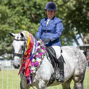 teQ Fleur White Competition Breeches
